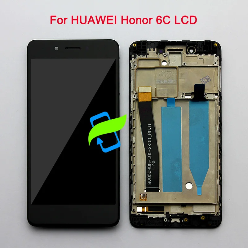 Оригинальный дисплей для Huawei Honor 6C 5 дюймов смарт с дигитайзером сенсорного ЖК