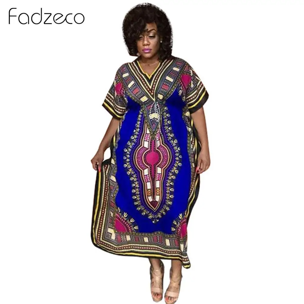 Платье Fadzeco женское в африканском стиле длинное этническое Макси-платье с
