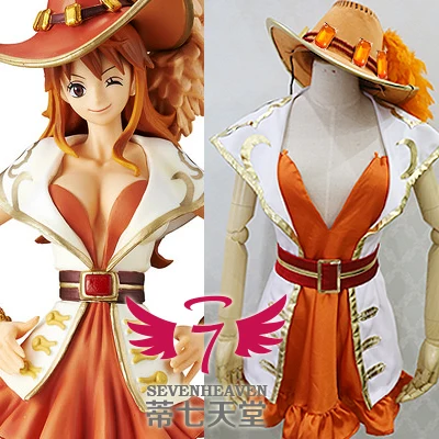 Костюм для косплея нами цельный костюм 15 летия с шапочкой 11|cosplay costume|nami cosplayone piece