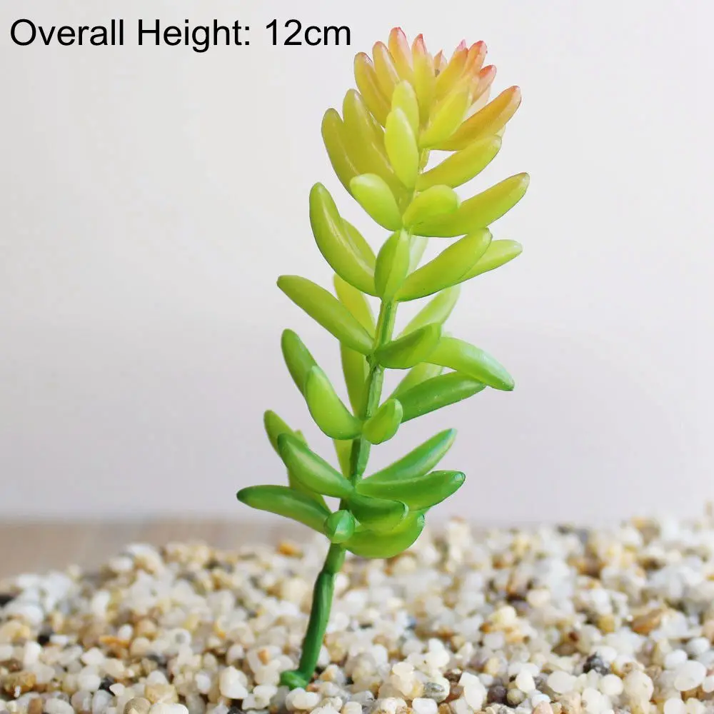 39Styles Green Artificial Succulents Plants for Home Garden Decoration Wedding Plants Wall Flower Arrangement Bonsai Fake Plants - Цвет: Green FoShouCao