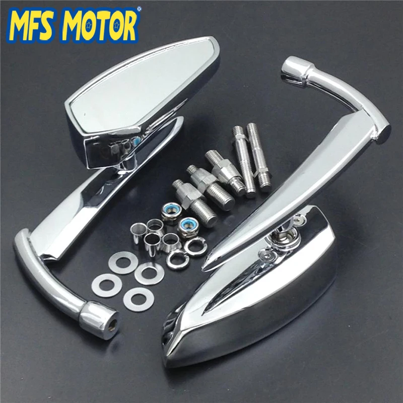 

Spear Blade Universal Fit 8mm 10mm Thread Motorcycle Rearview Mirrors For Suzuki Intruder Volusia Boulevard All Cruiser Chrome