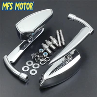 spear blade universal fit 8mm 10mm thread motorcycle rearview mirrors for suzuki intruder volusia boulevard all cruiser chrome