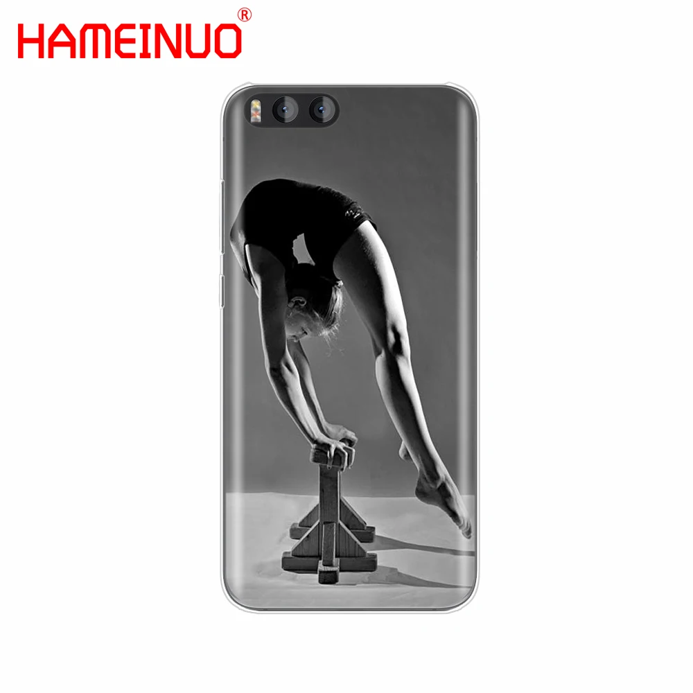 HAMEINUO гимнастический силуэт чехол для Xiaomi Mi A1 A2 3 4 5 5S 5C 5X 6 6X 4I 4C NOTE MAX 2 mix plus |