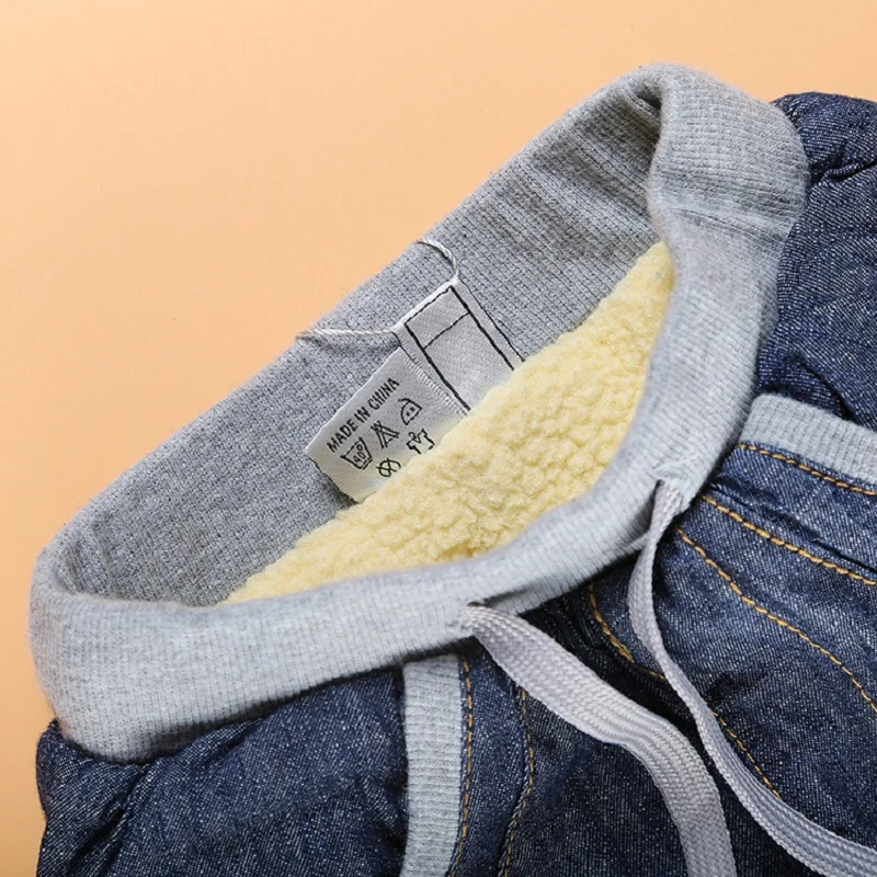 2019 New High quality 1pcs thick warm cashmere boy jeans new style children pants fashion kid clothes retail CP057 | Детская одежда и