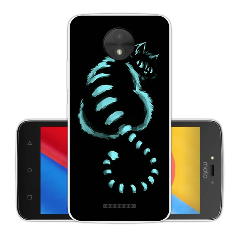 Чехол для Motorola Moto C задняя панель из ТПУ силиконовые чехлы телефонов XT1750 XT1754 чехол