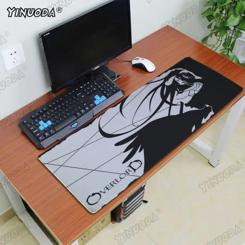 Yinuoda Подставка для мыши для лэптопа Boy Gift Overlord Characters аниме Хорошее качество Большой размер с защитной кромкой для игр.