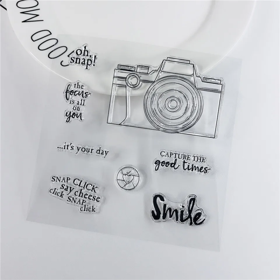 14*14 путешествия фотография кремния прозрачные штампы/печать для DIY скрапбукинга/Пуля журнал штампы настроения фотоальбом изготовление карт