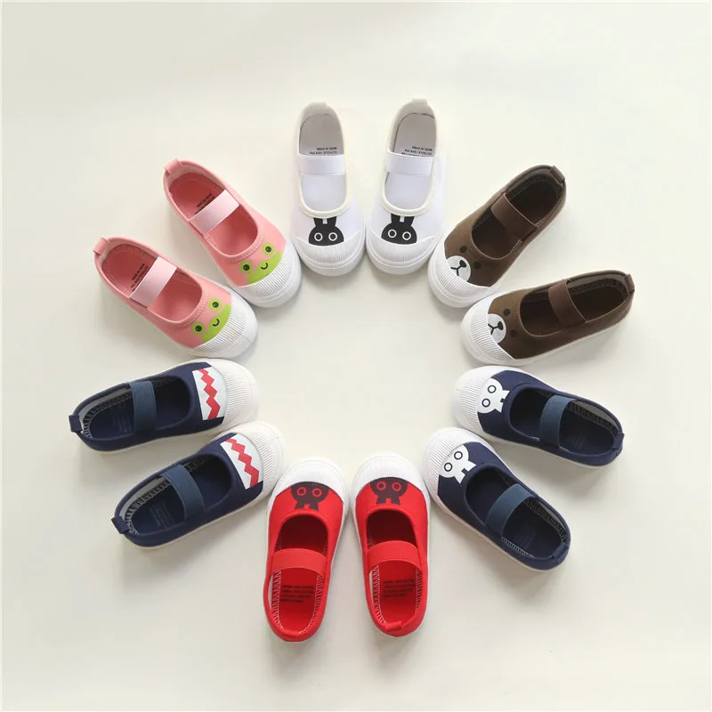 Детская парусиновая обувь для девочек на весну и осень модные повседневные