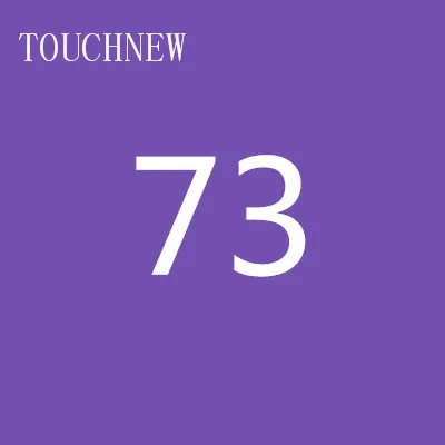 73 TOUCHNEW, 168 цветов, одиночные художественные маркеры, кисть, эскиз, на спиртовой основе, маркеры, двойная головка, манга, ручки для рисования, товары для рукоделия - Цвет: 73