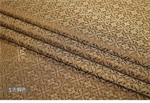 bronze CF447 100x75 см, 5 цветов, Китайская традиционная шелковая парча, ткань Cheongsam, одежда, подушка, подушка, жаккардовая ткань, сделай сам, материалы - Цвет: bronze