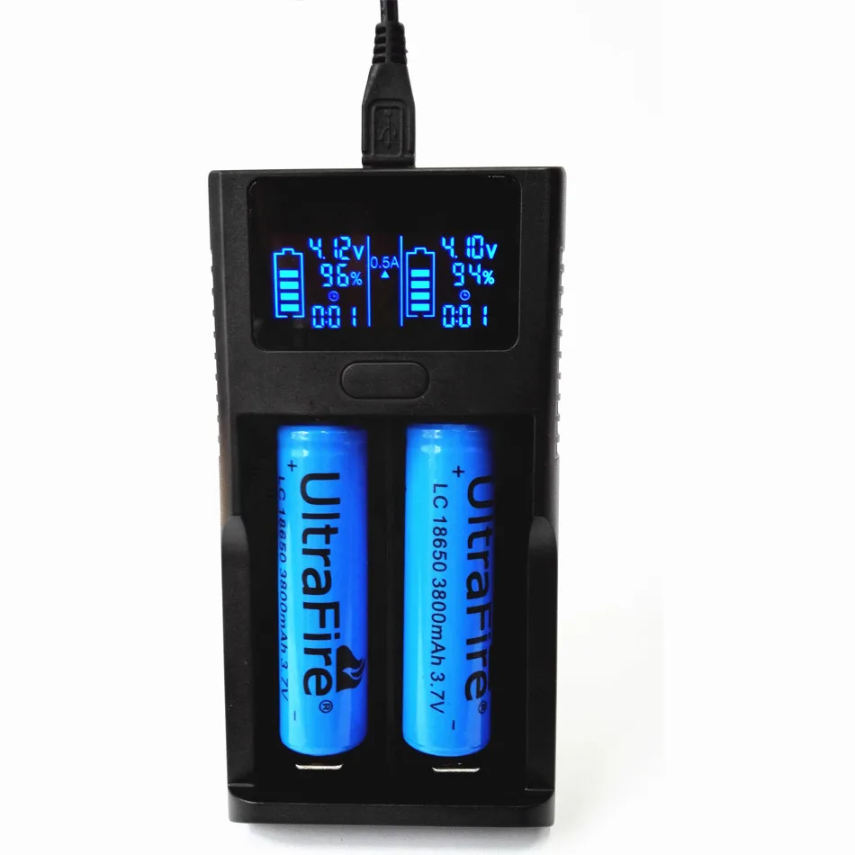 2017 Smart ЖК дисплей USB Батарея Зарядное устройство для 26650 18650 18500 18350 17670 16340 14500 10440