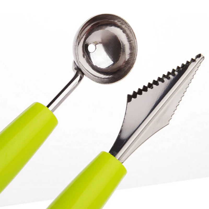 1 шт. Нержавеющая сталь мороженое копать мяч Совок Ложка шариковая фрукты резьба