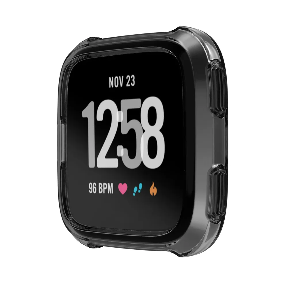 Мягкий ТПУ защитный силиконовый чехол для Fitbit Versa умные часы аксессуары чехлы