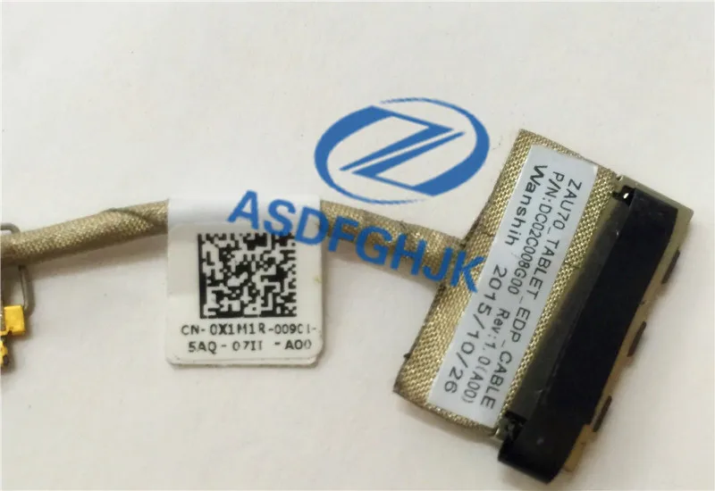 Ноутбук для dell ZAU70 EDP кабель DC02C008G00 0X1M1R фотоэлемент X1M1R тест хороший бесплатная