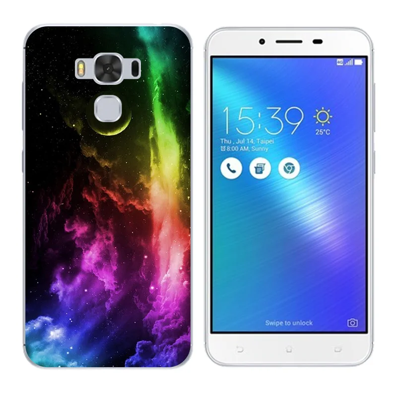 Чехол для ASUS Zenfone 3 Max ZC553KL чехол с принтом &quotдиск&quot Мягкие силиконовые сумки Fundas