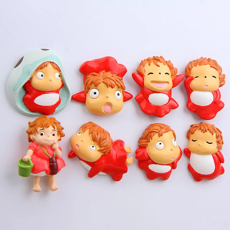 2018 японская анимационная игрушка cutie Ponyo на скале понё золотая рыбка для девочки
