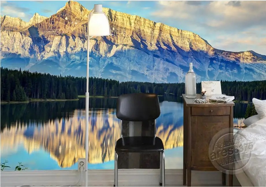 

customize living walls wallpapers Forest Snow Mountain wallpaper 3d and hd wallpaper for kitchen 3d photo wall paper