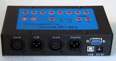 Бесплатная доставка умный Автономный контроллер USB-DMX512 освещения сцены | Лампы и