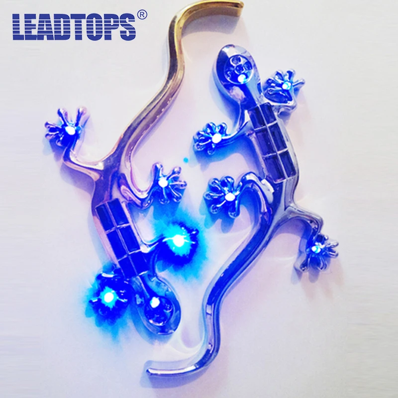 LEADTOPS 1 шт. универсальный солнечный Gecko King предупреждающий светильник яркий