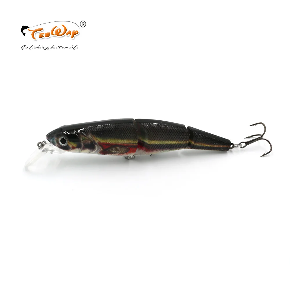 Teeway 1Pcs 11.5cm 16g 3-Segement Isca Artificial Pike Lure Muskie Fishing Lures Swimbait Crankbait Hard Bait Accessory | Спорт и