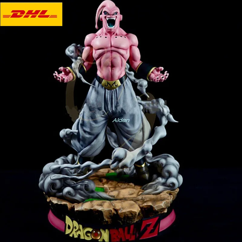 Розовый 1" Dragon Ball статуя Majin Буу бюст злодей Буу полная длина портрет хороший друг Hercule анимационная фигурка GK игрушка коробка 48 см B806 - Цвет: Розовый