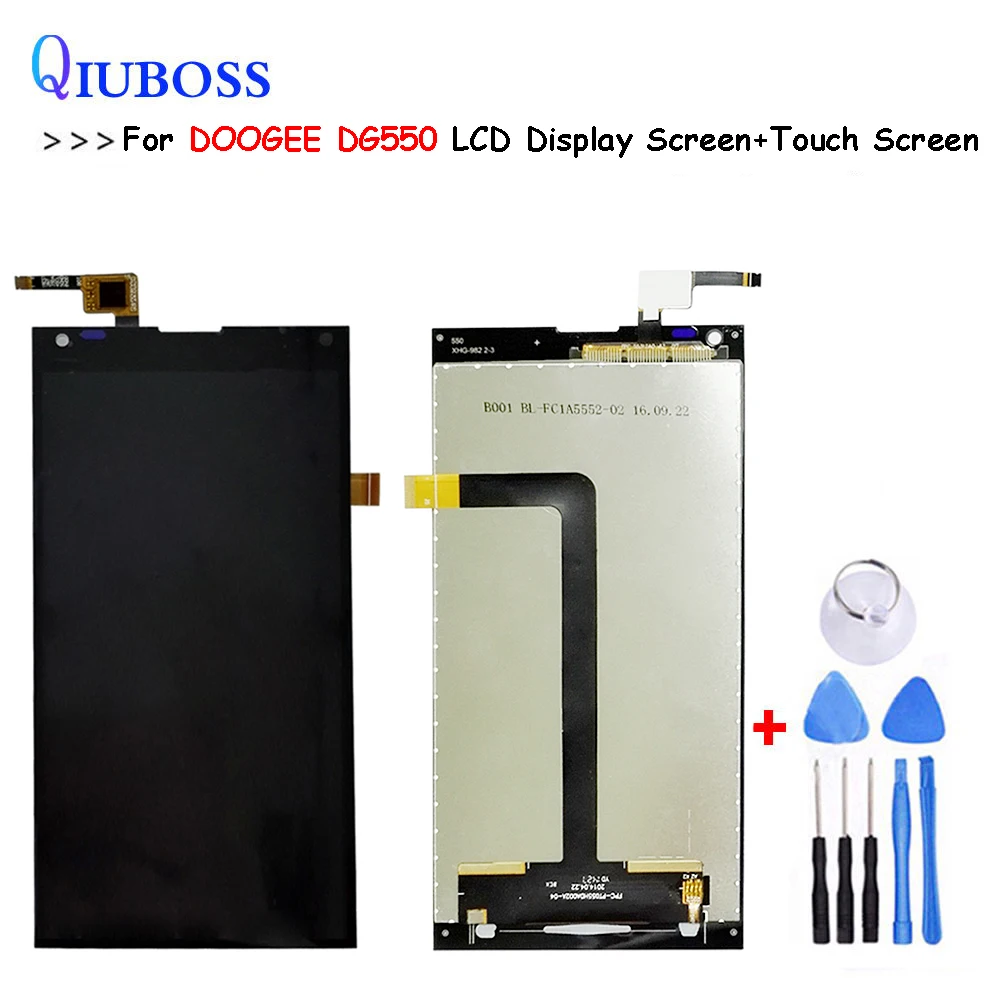 ЖК дисплей s Для DOOGEE DG550 + кодирующий преобразователь сенсорного экрана в сборе