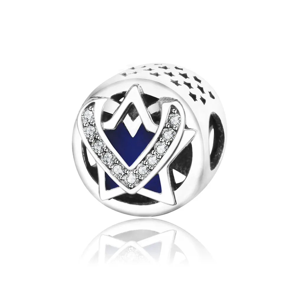 Подходит к оригинальному браслету Pandora Be My Valentine бусины из стерлингового серебра 925 DIY Изготовление ювелирных изделий подарок на день Святого Валентина Berloque - Цвет: PTO639