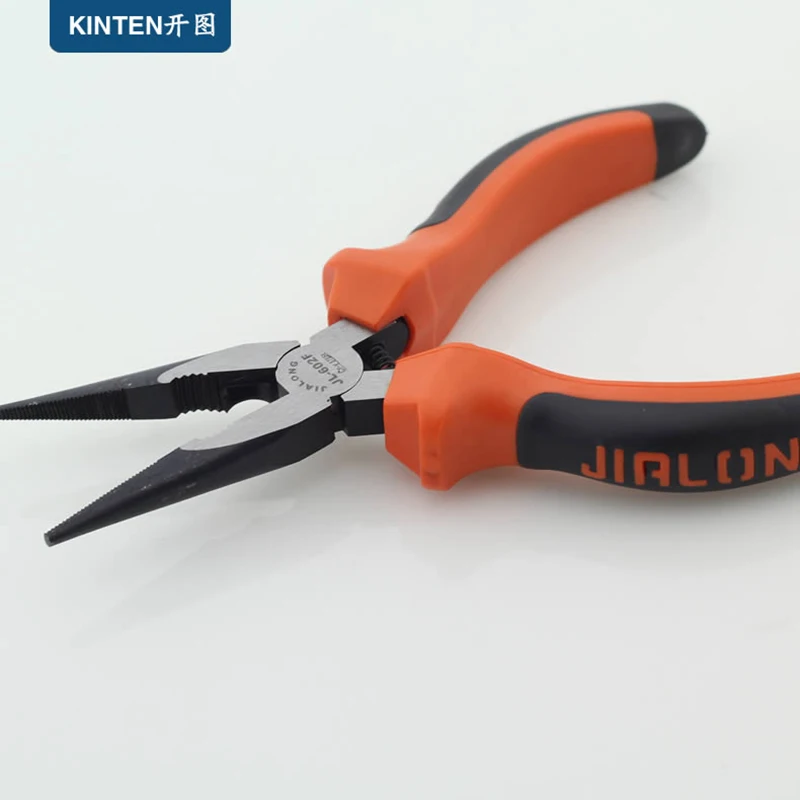 2016 Популярные 7 дюймов Щипцы для наращивания волос длинный острый нос зажим Пресс