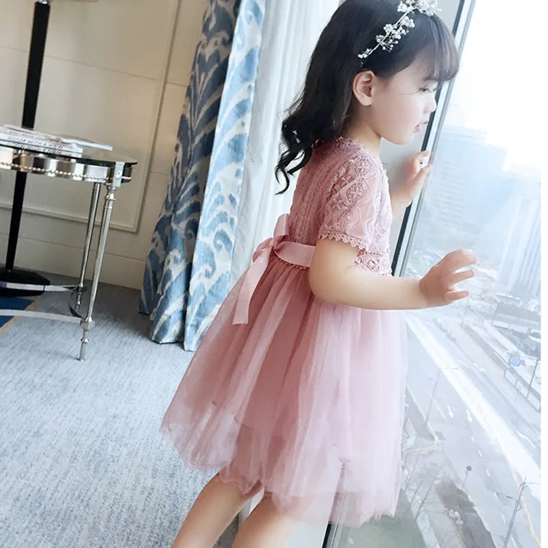 Высокое Качество 2017 Летние Дети О Образным Вырезом С Коротким Рукавом