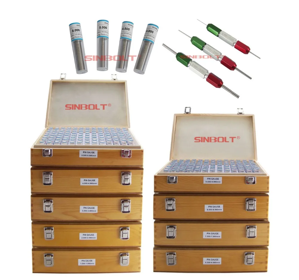 

Strength Factory ,Sinbolt Pin Gauge Set,1.000mm--10.000mm,901pcs+Handles,Fast Delivery!