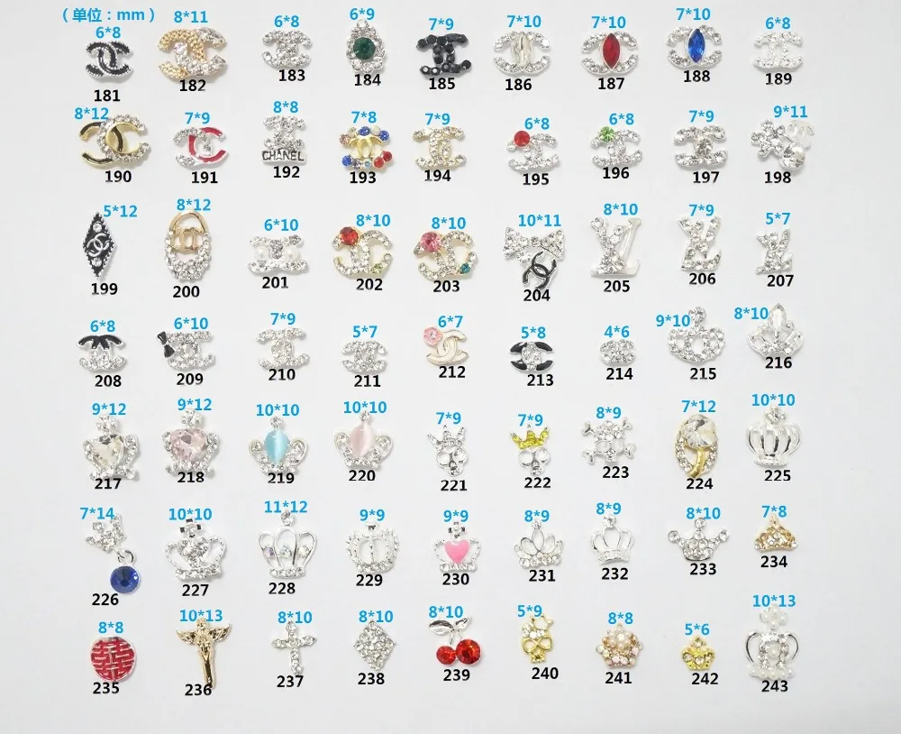 

100pcs Nial Art Alloy Decorations