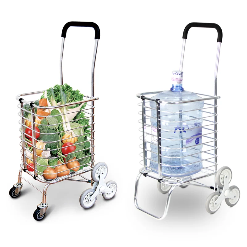 Маленький трейлер для покупок еды Маленькие Ручные тележки пожилых людей