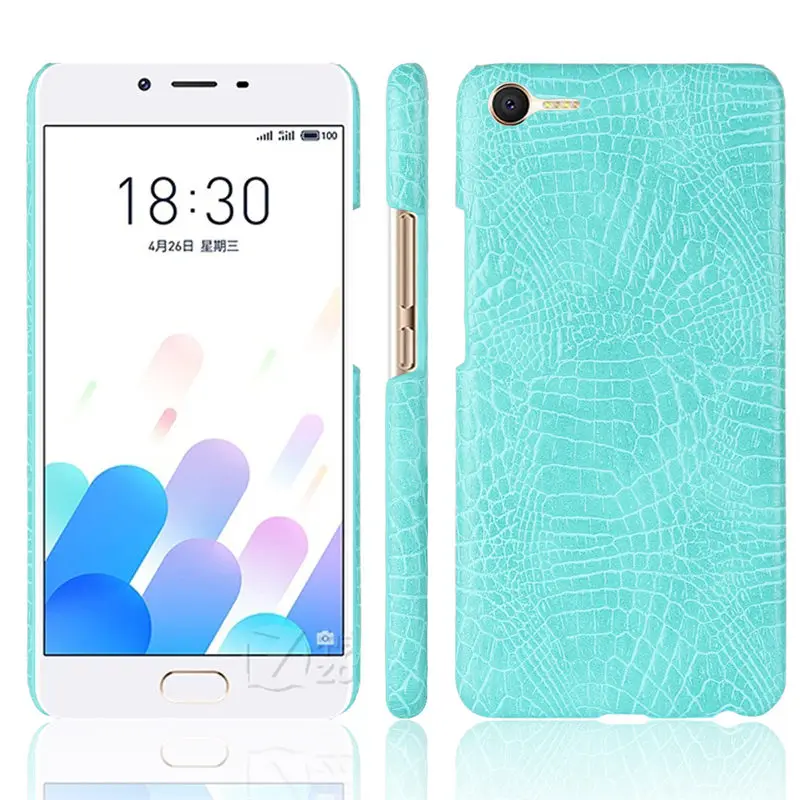 Для Meizu E2 чехол 5 дюймов Роскошный PU кожаный твердый пластиковый на заднюю панель