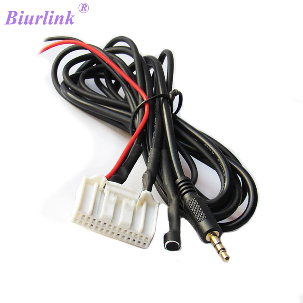 Автомобильный адаптер Biurlink для CD Changer 2in1 с микрофоном микрофона Aux аудиокабель