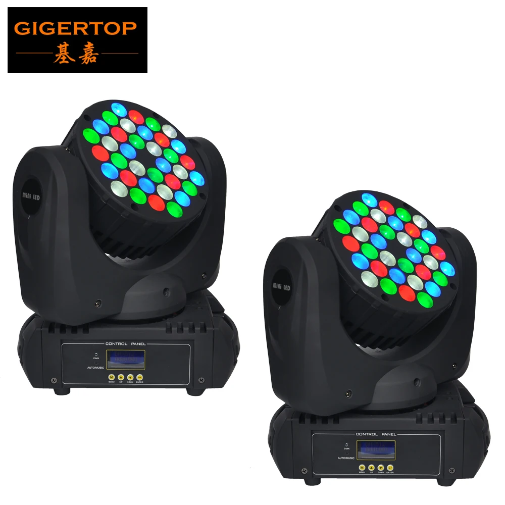 

2 шт./лот 36x5 Вт RGBW Cree Beam Led Moving Head Light DMX512 Led Moving Head Beam Light 15dmx Channel Led Stage Light 90 В-240 В