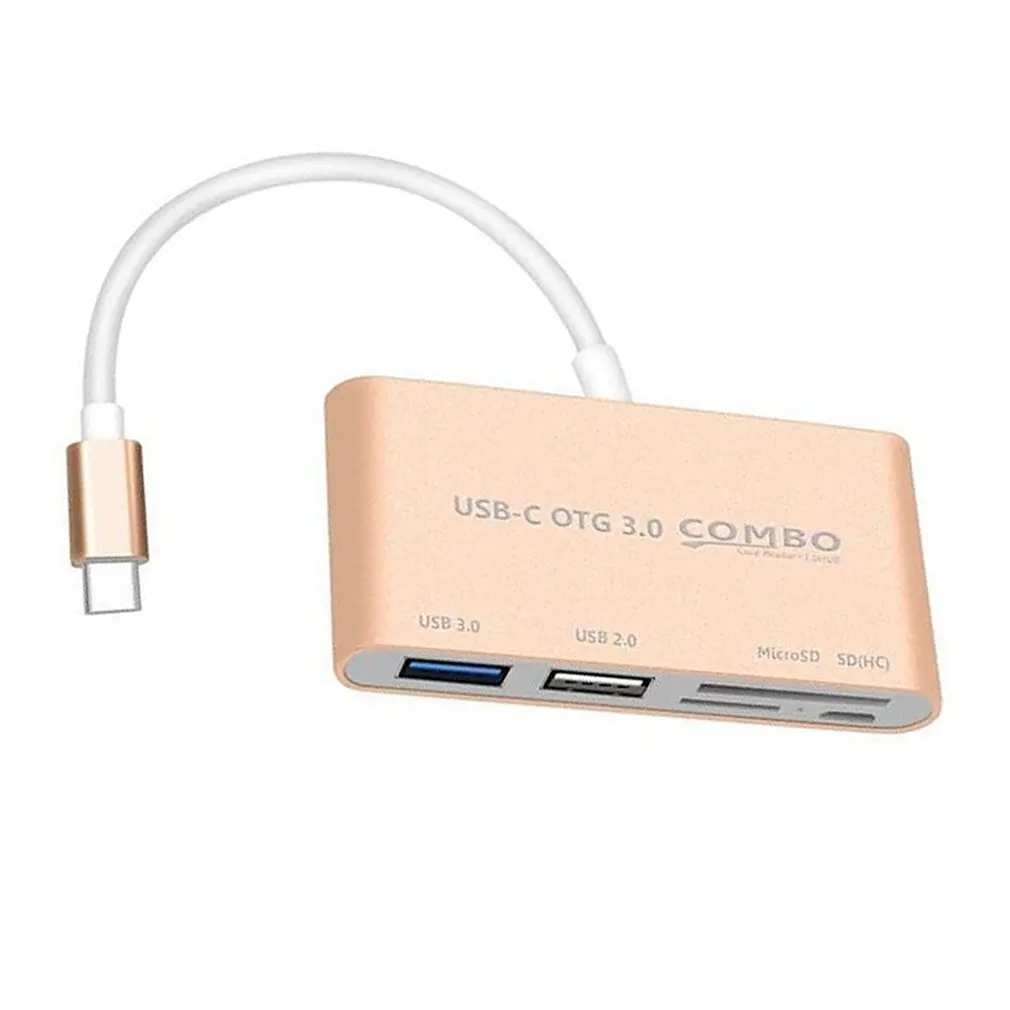 Компактный размер type-c OTG 3 0 кардридер USB 1 тип-c к USB3.0 концентратор TF адаптер