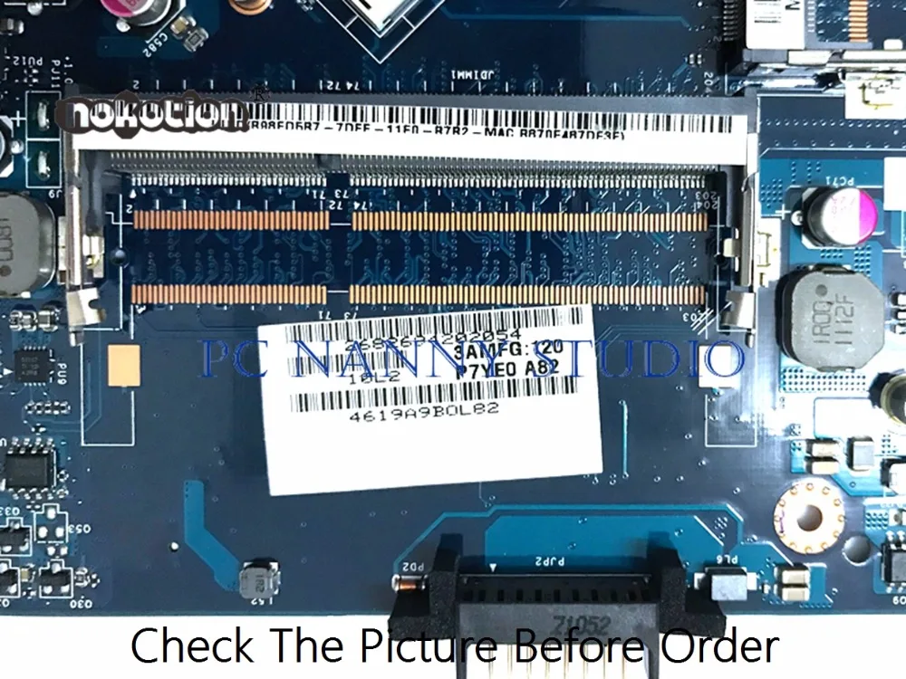 Материнская плата PANANNY для ноутбука ACER Aspire 7750 7750G MBRCZ02002 P7YE0 LA 6911P HM65 DDR3