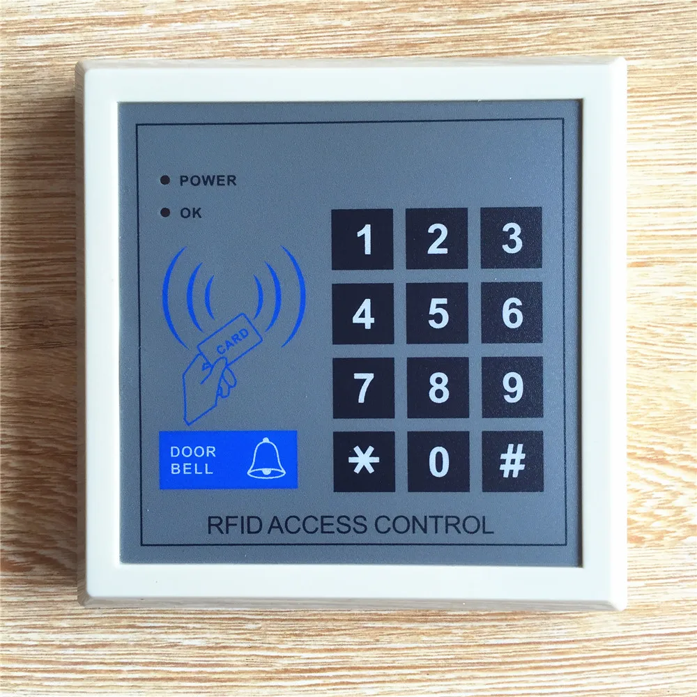 125 кГц K2000 2000 пользователей входной двери доступа Управление RFID клавишная панель с бесплатной 10 шт. брелки