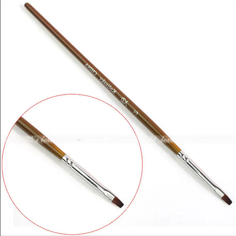 

1 Pcs Professional Acrylic French Nail Art Brush Set UV Gel Polish DIY Painting Drawing Liner Pen