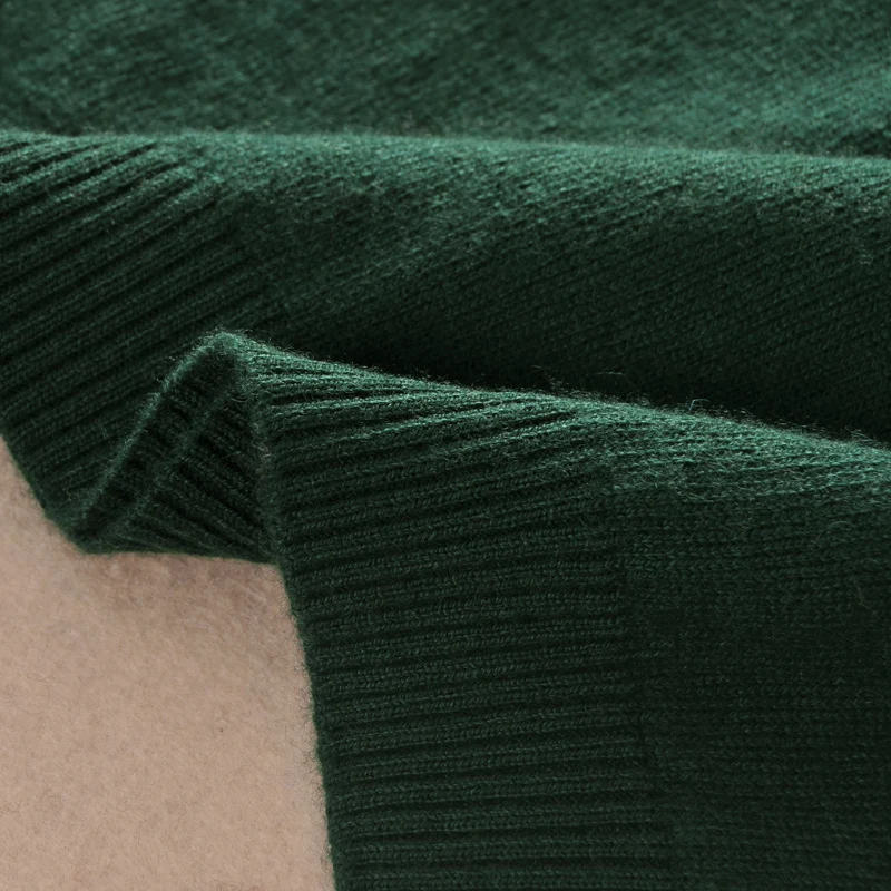 

Autumn Half Turtleneck High Waist Women Long Sweater Dress Long Sleeve Casual Winter Black Green Wool Knitted Elastic Warm Dress