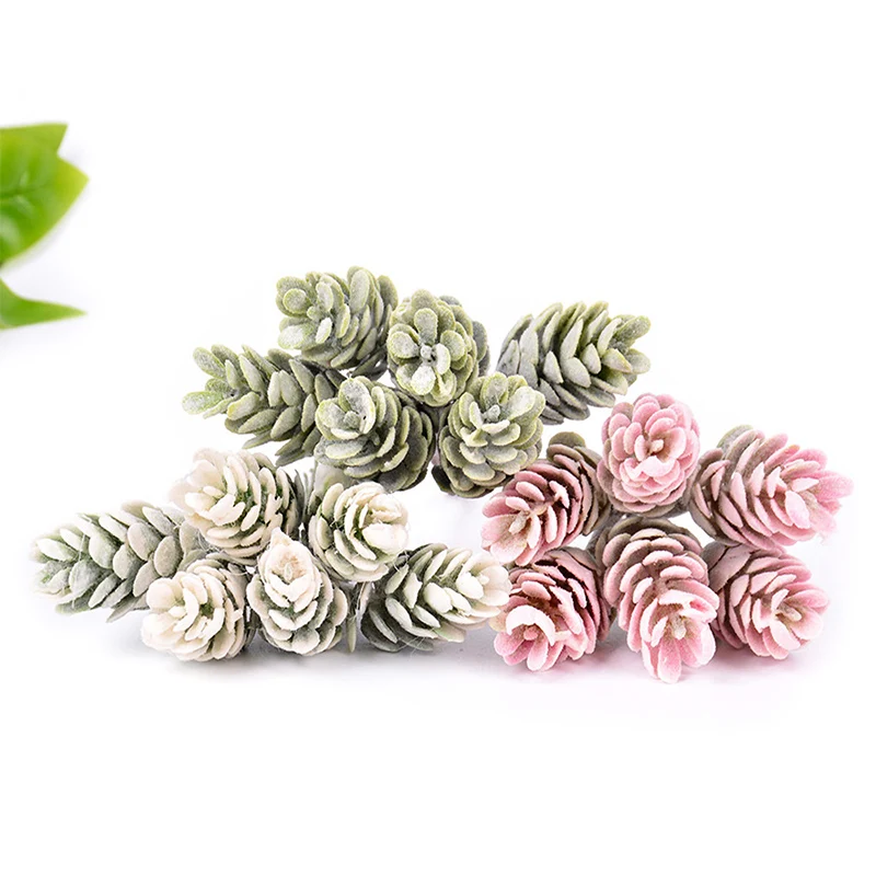 Оптовая продажа 6 шт./лот искусственные растения ананас трава сосновые конусы