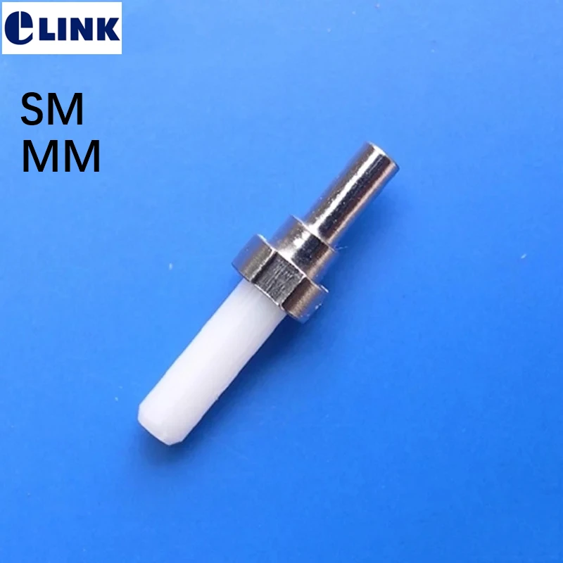 500pcs SC ceramic ferrule for SC FC fiber optic connector with flange SM 1.0 MM 2.0 connectivity with holder free shipping