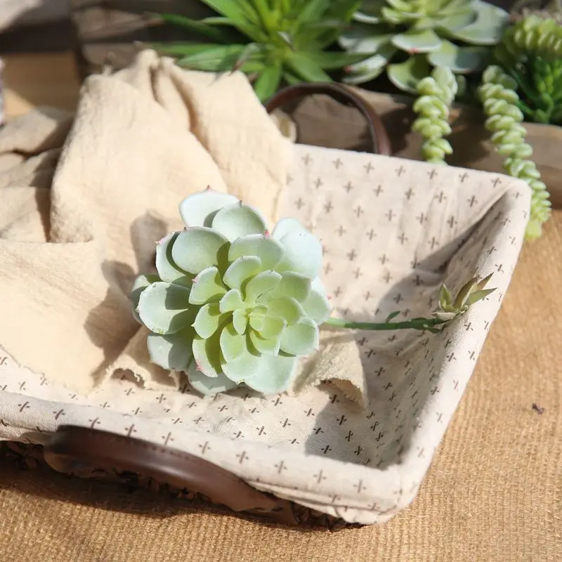 Succulents 9 Искусственные суккуленты растения с цветочным горшком пластиковые поддельные растения настольные бонсай для пейзажа офис украшения сада Офис - Цвет: Succulents 9