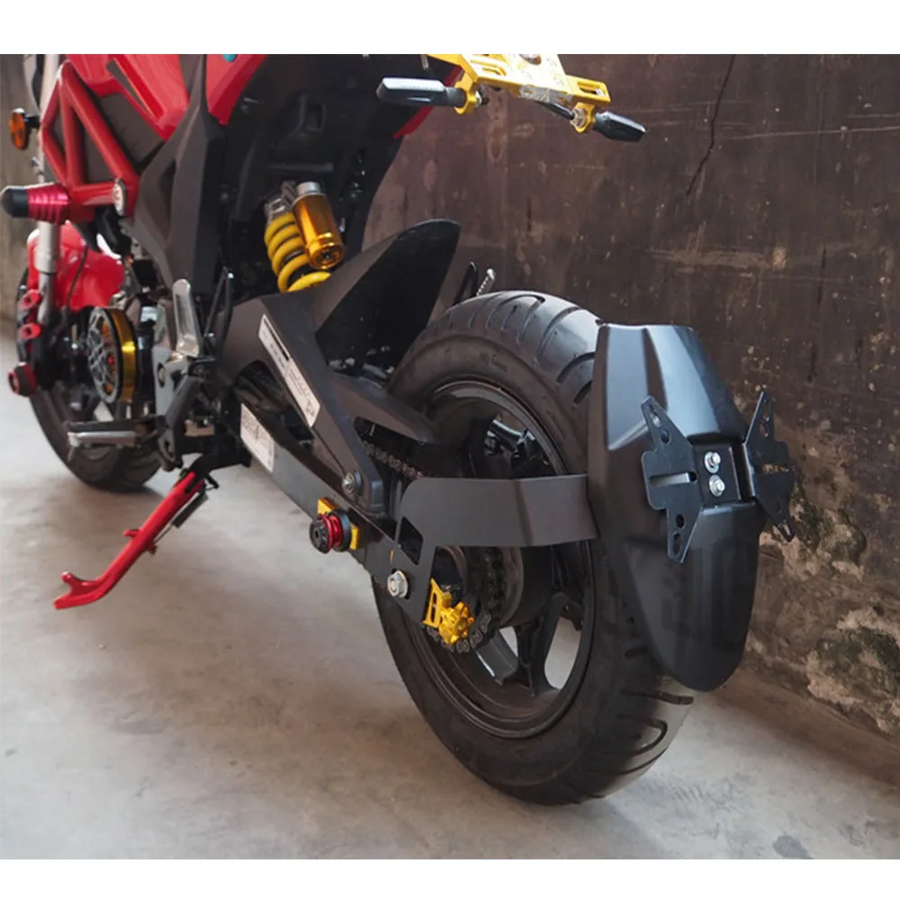 Заднее крыло мотоцикла кронштейн колеса шины брызговик Накладка для Honda Grom 125 MSX125 2013 красный