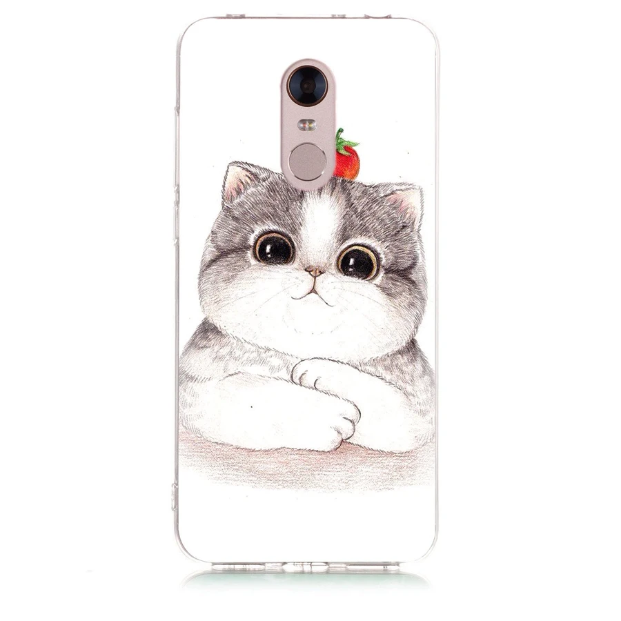 Silicone Case For Xiaomi Redmi 4X Note 3 Mi A1 4 Pro 4A 5 6 6pro 5A 6A Soft TPU Cover Fundas Cartoon D103 |