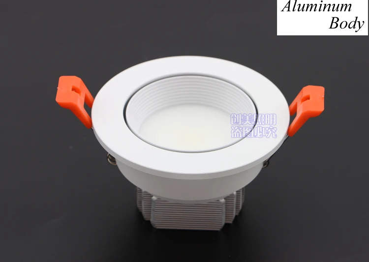 Белый корпус 9 Вт cob Светодиодный точечный светильник с регулируемой яркостью