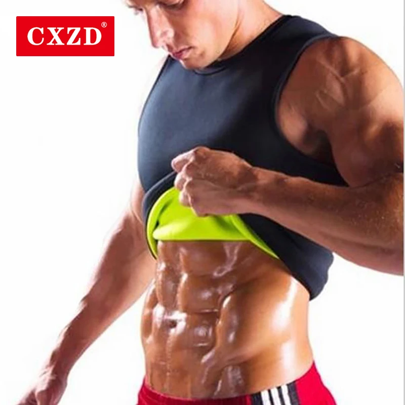 

CXZD Hot Waist Sweat Sauna Corset Body Shaper Slimming Belly for Men Women Slimming Vest Fat Burning Shaperwear Tummy Fat Burner