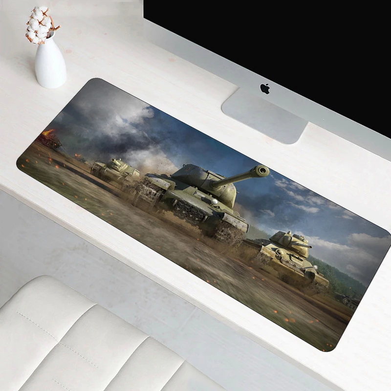 Коврик для мыши SIANCS 70x30 см большой игровой коврик World of Tanks xl с фиксирующимся краем