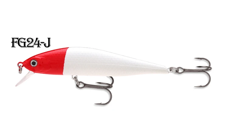 Fishgirl Pesca Isca искусственная жесткая приманка для ловли гольяна 95 мм 11,5 г плавающая твердая приманка для ловли щуки, окуня, приманка для рыбалки H30