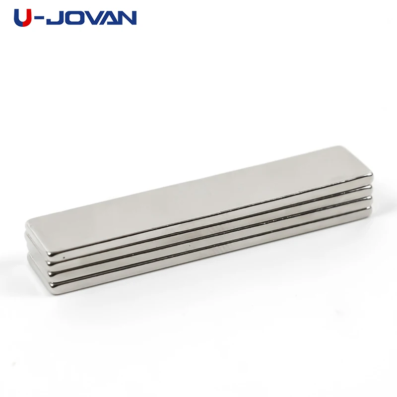 U-JOVAN 4 шт./лот 50x10x2 мм N35 Супер сильный блок кубовидные неодимовые магниты 50*10*2